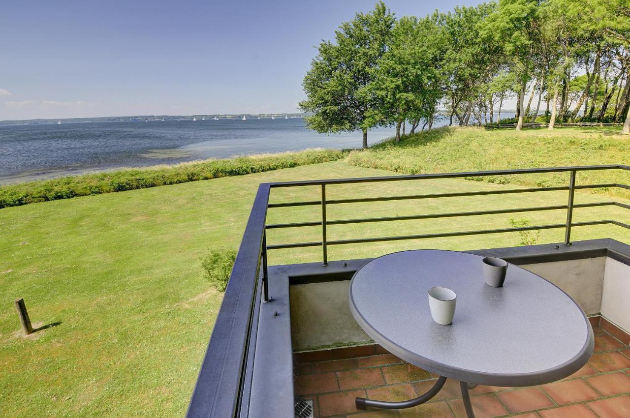 Fewo1846 - Fjordview - Komfortables Studioapartment Mit Balkon Und Meerblick Glücksburg Exteriér fotografie