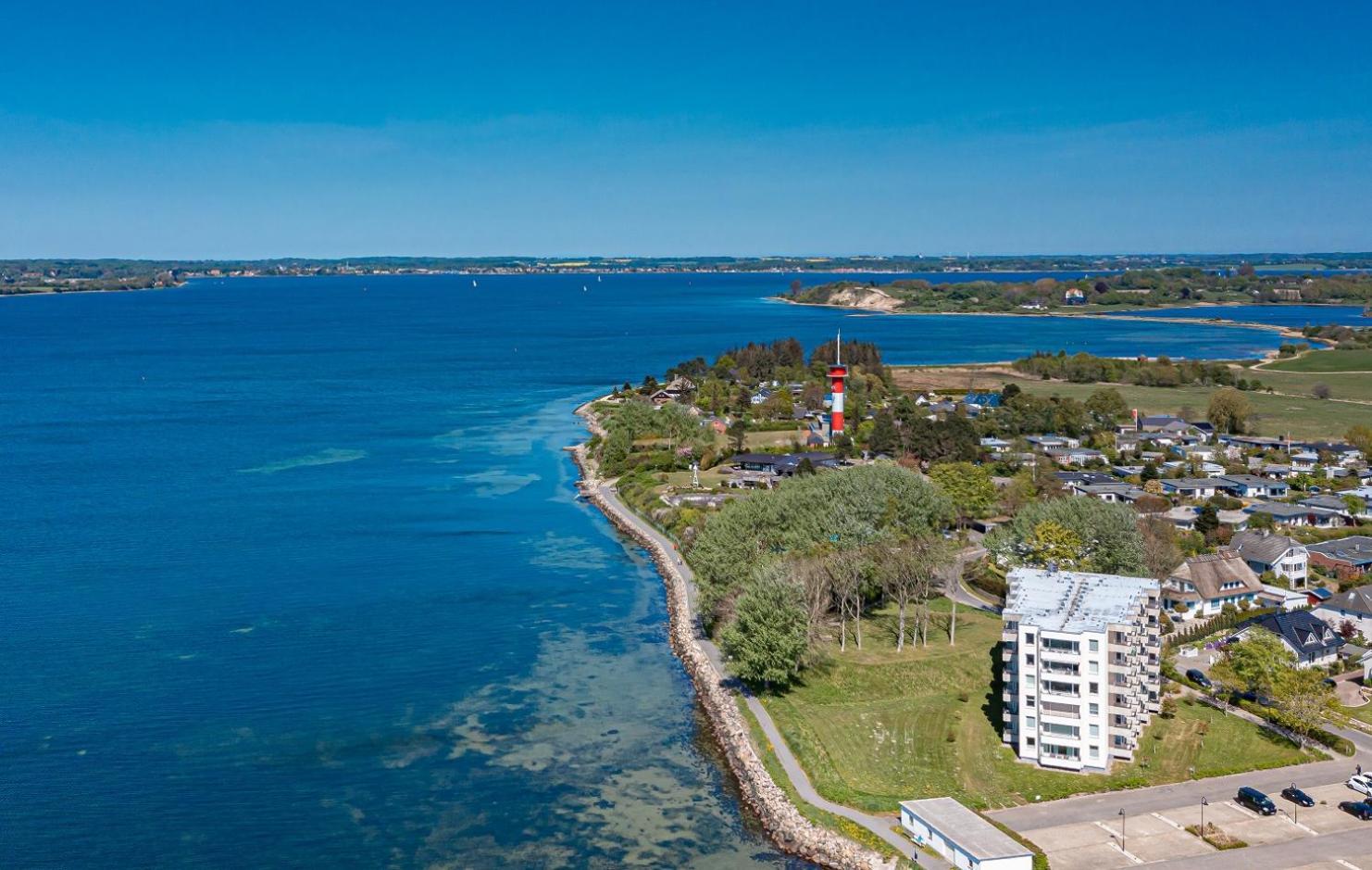 Fewo1846 - Fjordview - Komfortables Studioapartment Mit Balkon Und Meerblick Glücksburg Exteriér fotografie